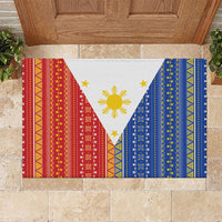 Philippines Sun Rubber Doormat Igorot Tribal Inspiration LT05 Colorful - Polynesian Pride