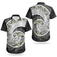 Piko Hawaii Couples Matching Puletasi and Hawaiian Shirt Polynesian Pattern With Maile Pikake Honohono Lei LT05 - Polynesian Pride