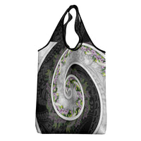 Piko Hawaii Grocery Bag Polynesian Pattern With Maile Pikake Honohono Lei LT05 - Polynesian Pride