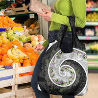 Piko Hawaii Grocery Bag Polynesian Pattern With Maile Pikake Honohono Lei LT05 - Polynesian Pride