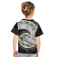 Piko Hawaii Kid T Shirt Polynesian Pattern With Maile Pikake Honohono Lei LT05 - Polynesian Pride