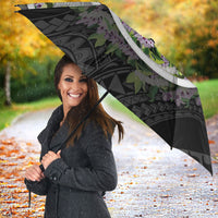 Piko Hawaii Umbrella Polynesian Pattern With Maile Pikake Honohono Lei LT05 - Polynesian Pride