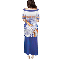 Personalised Marshall Islands Manit Day Family Matching Puletasi and Hawaiian Shirt Polynesian Tribal Tattoo Tropical Style