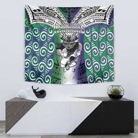 New Zealand Warrior Tapestry Maori Tribal Pattern LT05 - Polynesian Pride
