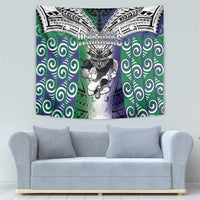 New Zealand Warrior Tapestry Maori Tribal Pattern LT05 - Polynesian Pride