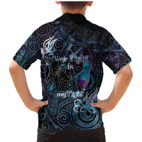 Suicide Awareness Family Matching Mermaid Dress and Hawaiian Shirt You Are Not Alone - Polynesian Pride