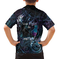 Suicide Awareness Family Matching Off Shoulder Maxi Dress and Hawaiian Shirt You Are Not Alone - Polynesian Pride