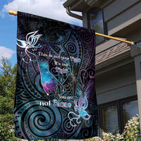 Suicide Awareness Garden Flag You Are Not Alone - Polynesian Pride