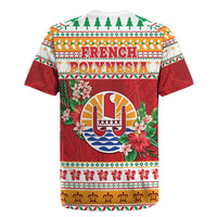 French Polynesia Christmas Rugby Jersey Coat Of Arms Merry Xmas
