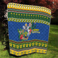 Solomon Islands Christmas Quilt Coat Of Arms Merry Xmas