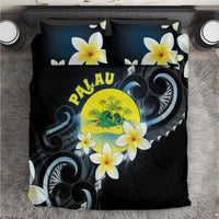 Palau United Nations Day Bedding Set Polynesian Curves Plumeria - Polynesian Pride