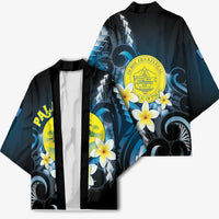 Palau United Nations Day Kimono Polynesian Curves Plumeria LT05 - Polynesian Pride