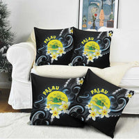 Palau United Nations Day Pillow Cover Polynesian Curves Plumeria - Polynesian Pride