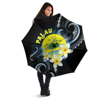 Palau United Nations Day Umbrella Polynesian Curves Plumeria LT05 - Polynesian Pride