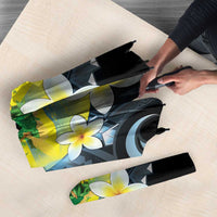 Palau United Nations Day Umbrella Polynesian Curves Plumeria LT05 - Polynesian Pride