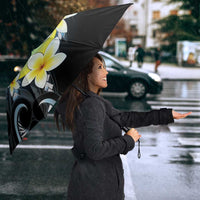 Palau United Nations Day Umbrella Polynesian Curves Plumeria LT05 - Polynesian Pride