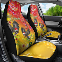 New Zealand Piwakawaka Christmas Car Seat Cover With Maori Pattern LT05 - Polynesian Pride