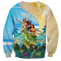 Personalised Hawaii Honolulu Festival Sweatshirt Hula Girls Tropical Vibe LT05 - Polynesian Pride