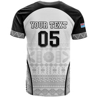 Custom Fiji Tapa Football T Shirt Sporty Style