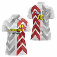 Custom New Caledonia Football Women Polo Shirt Unique Style