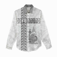 Custom New Caledonia Football Women Casual Shirt Go The Kagus