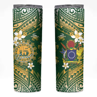 Cook Islands 15 Finest Skinny Tumbler Plumeria Polynesian Turtle