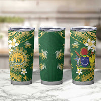 Cook Islands 15 Finest Tumbler Cup Plumeria Polynesian Turtle