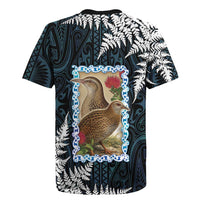 New Zealand Weka Rugby Jersey Maori Hen Koru Pattern - Polynesian Pride