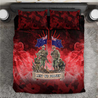 Australia And New Zealand ANZAC Day Bedding Set Soldiers Lest We Forget