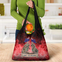 Australia And New Zealand ANZAC Day Grocery Bag Soldiers Lest We Forget LT05 - Polynesian Pride