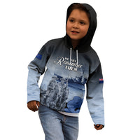 New Zealand ANZAC Day Kid Hoodie HMNZS Achilles We Will Remember Them LT05 - Polynesian Pride