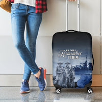 New Zealand ANZAC Day Luggage Cover HMNZS Achilles We Will Remember Them LT05 - Polynesian Pride