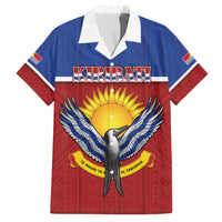 Kiribati 45th Independence Day Hawaiian Shirt Lesser Frigatebird Tribal Pattern LT05 Red - Polynesian Pride