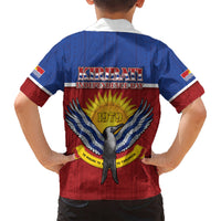 Kiribati 45th Independence Day Hawaiian Shirt Lesser Frigatebird Tribal Pattern LT05 - Polynesian Pride