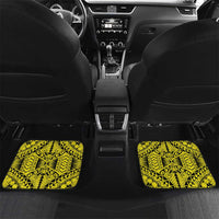 Vanuatu 46th Independence Car Mats Special Style LT05 Set 2pcs - Back Yellow - Polynesian Pride