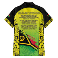 Vanuatu 46th Independence Family Matching Short Sleeve Bodycon Dress and Hawaiian Shirt Special Style LT05 - Polynesian Pride