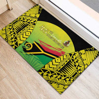 Vanuatu 46th Independence Rubber Doormat Special Style LT05 - Polynesian Pride