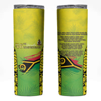 Vanuatu 46th Independence Skinny Tumbler Special Style LT05 Yellow - Polynesian Pride