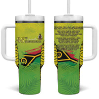 Vanuatu 45th Independence Tumbler With Handle Special Style - Polynesian Pride