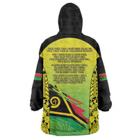 Vanuatu 45th Independence Wearable Blanket Hoodie Special Style - Polynesian Pride