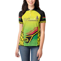 Vanuatu 45th Independence Women Polo Shirt Special Style - Polynesian Pride