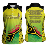 Vanuatu 46th Independence Women Sleeveless Polo Shirt Special Style LT05 - Polynesian Pride