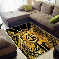 Vanuatu 46th Anniversary Of Independence Area Rug Gold Style LT05 - Polynesian Pride