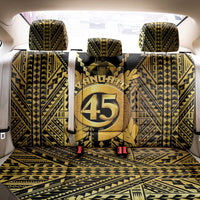 Vanuatu 46th Anniversary Of Independence Back Car Seat Cover Gold Style LT05 One Size Gold - Polynesian Pride