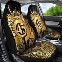 Vanuatu 46th Anniversary Of Independence Car Seat Cover Gold Style LT05 - Polynesian Pride