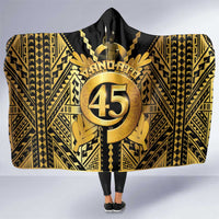 Vanuatu 46th Anniversary Of Independence Hooded Blanket Gold Style LT05 One Size Gold - Polynesian Pride