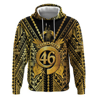 Vanuatu 46th Anniversary Of Independence Hoodie Gold Style LT05 Pullover Hoodie Gold - Polynesian Pride
