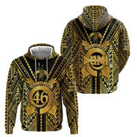 Vanuatu 46th Anniversary Of Independence Hoodie Gold Style LT05 - Polynesian Pride