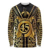 Vanuatu 46th Anniversary Of Independence Long Sleeve Shirt Gold Style LT05 Unisex Gold - Polynesian Pride