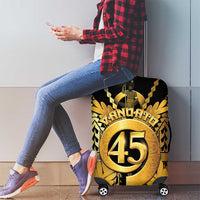 Vanuatu 46th Anniversary Of Independence Luggage Cover Gold Style LT05 - Polynesian Pride